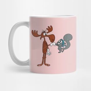 Bullwinkle and Rocky - Authentic and Distressed Mug